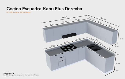 Cocina: KANU PLUS+ DERECHA