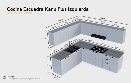 Cocina: KANU PLUS+ IZQUIERDA