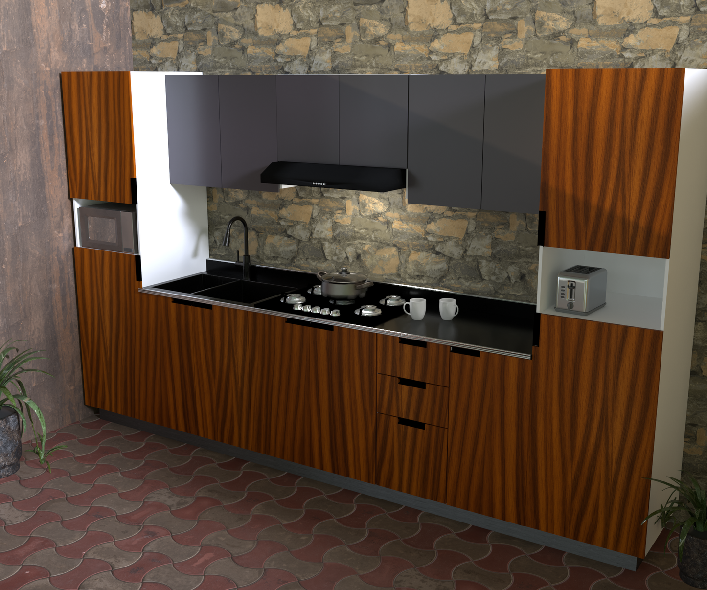 Cocina: LINEAL INUU TARESGA