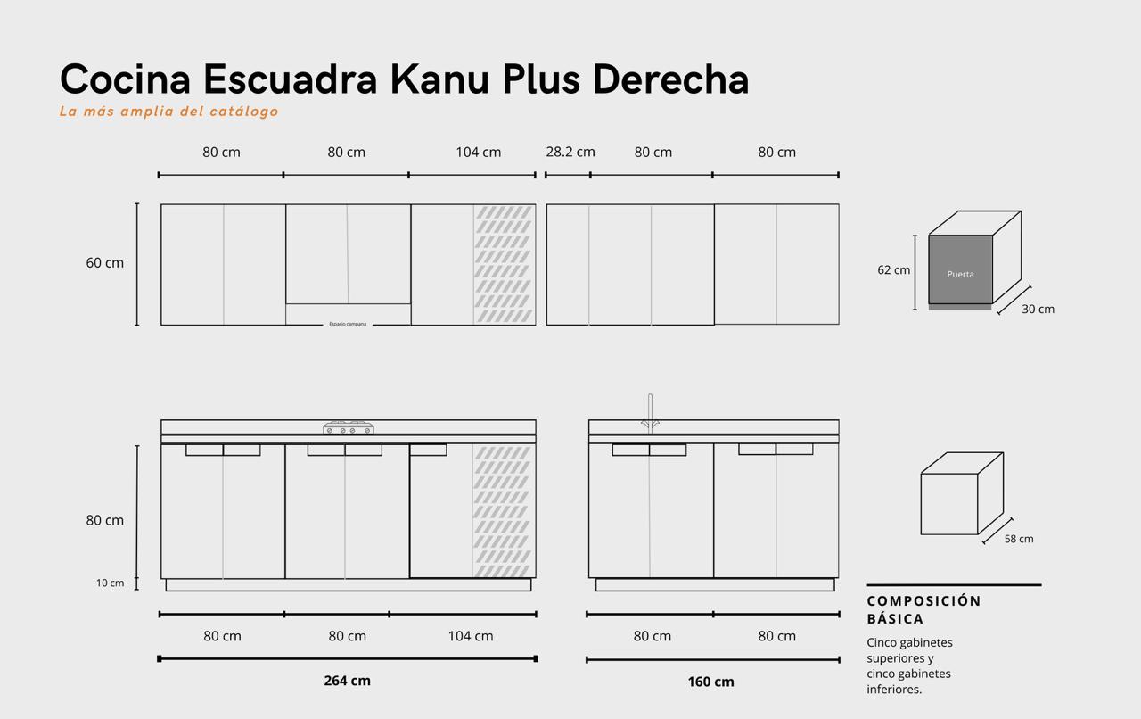 Cocina: KANU PLUS+ DERECHA